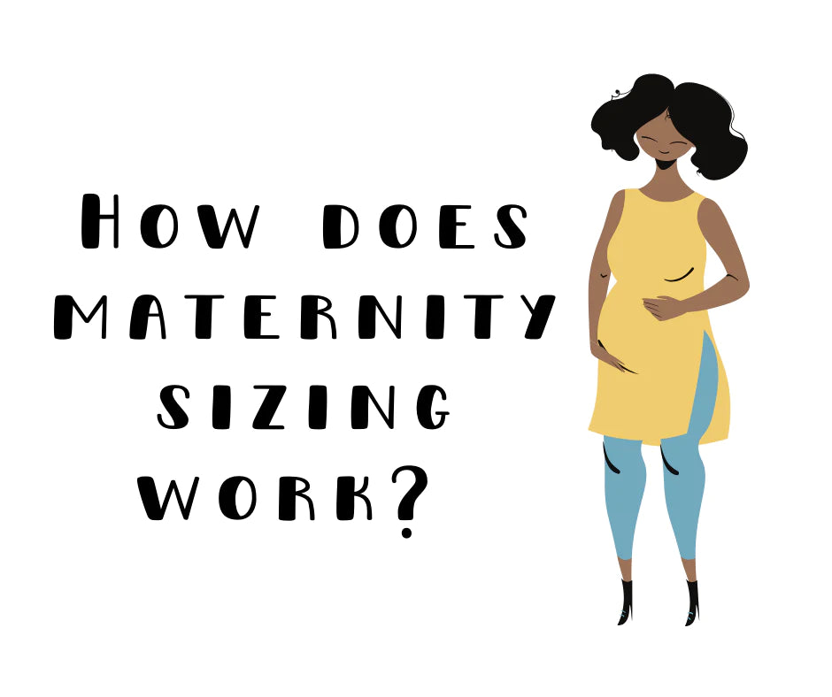 How Does Maternity Sizing Work? – Nest and Sprout
