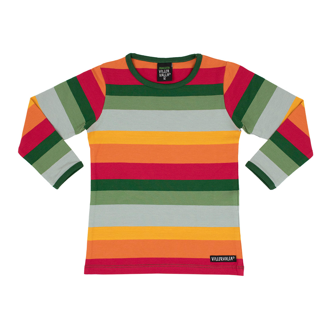 Long Sleeve Striped Shirt | Forest Stripes | Final Sale
