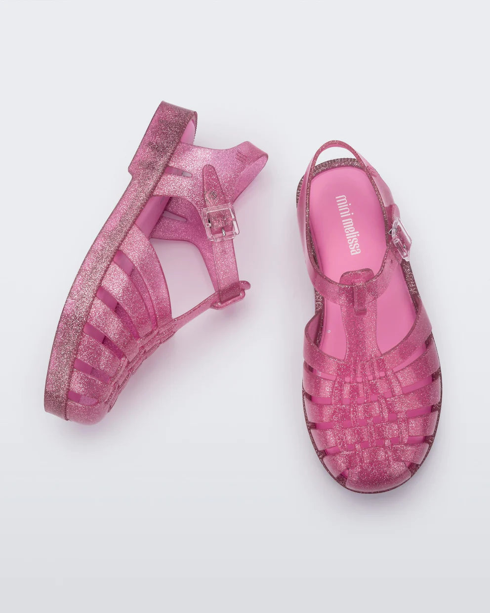 Mini Melissa Possession Shiny – Glittery Jelly Sandals for Kids