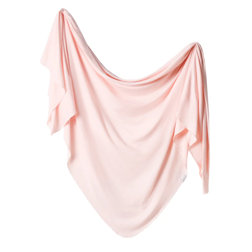 copper pearl peach swaddle