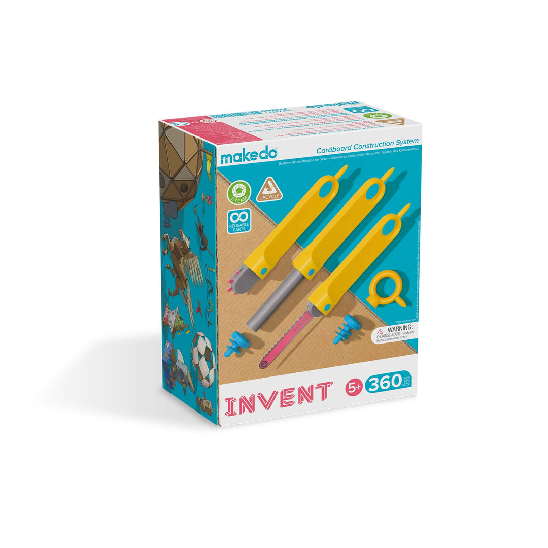 Makedo Invent Kit (For 12-24 Makers, 360 Piece Set