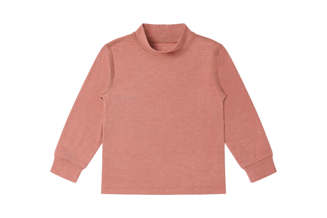 Tanboocel Mock Neck | Faded Rose Size 5-6 Years