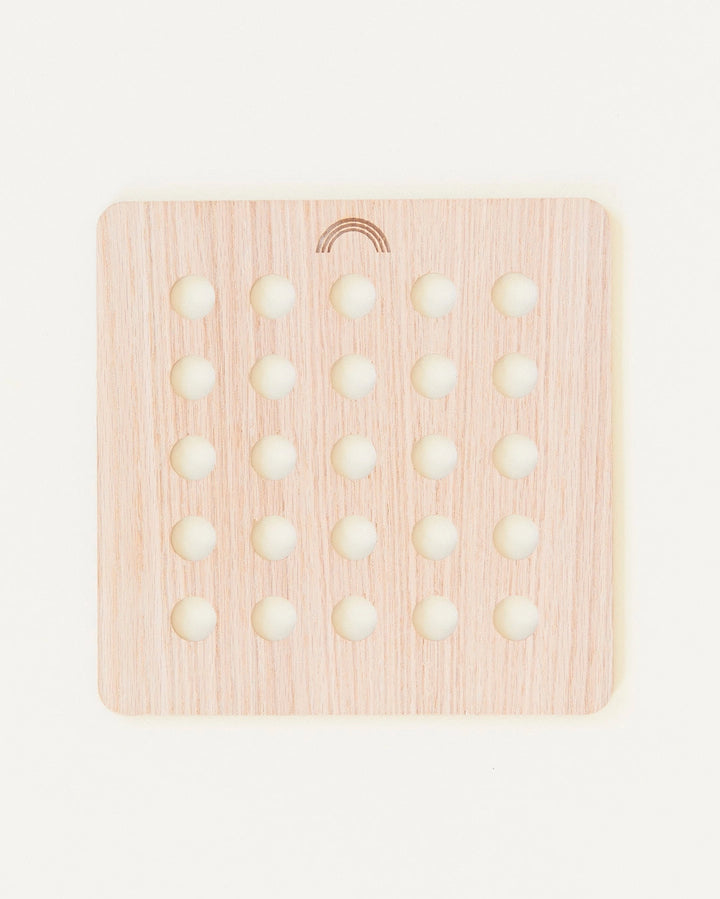 Wooden Weaving Board - Natural Waldorf Toy For Playsilks