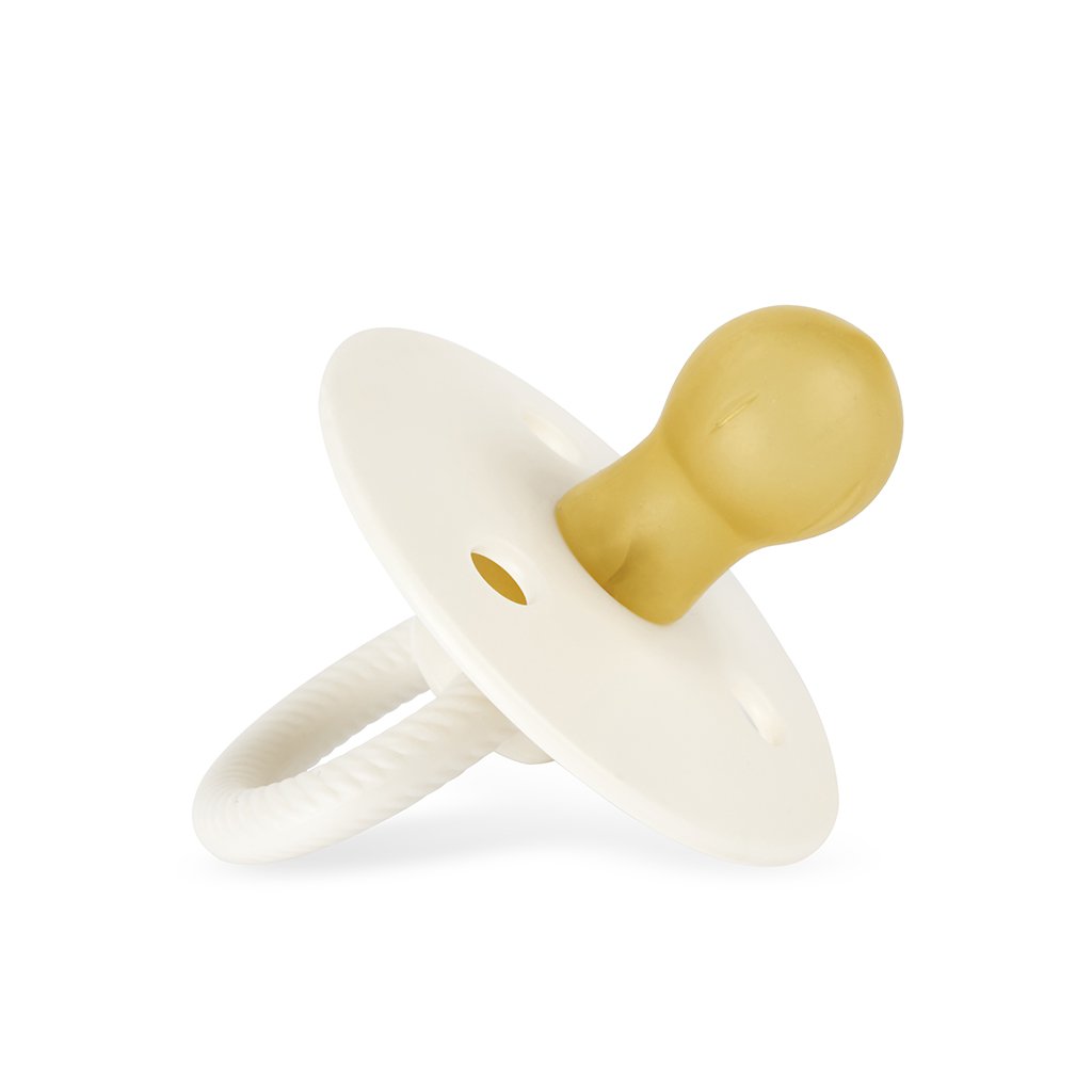 White Itzy Soother™ | 2 Pack of Natural Rubber Pacifier