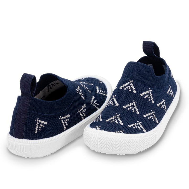 Jan & Jul Graphic Knit Shoes | Khaki Stripes Size 12 & 13