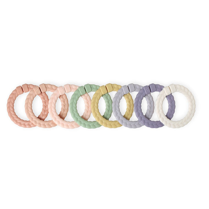 Pastel Rainbow Bitzy Bespoke Itzy Rings™ Linking Ring Set