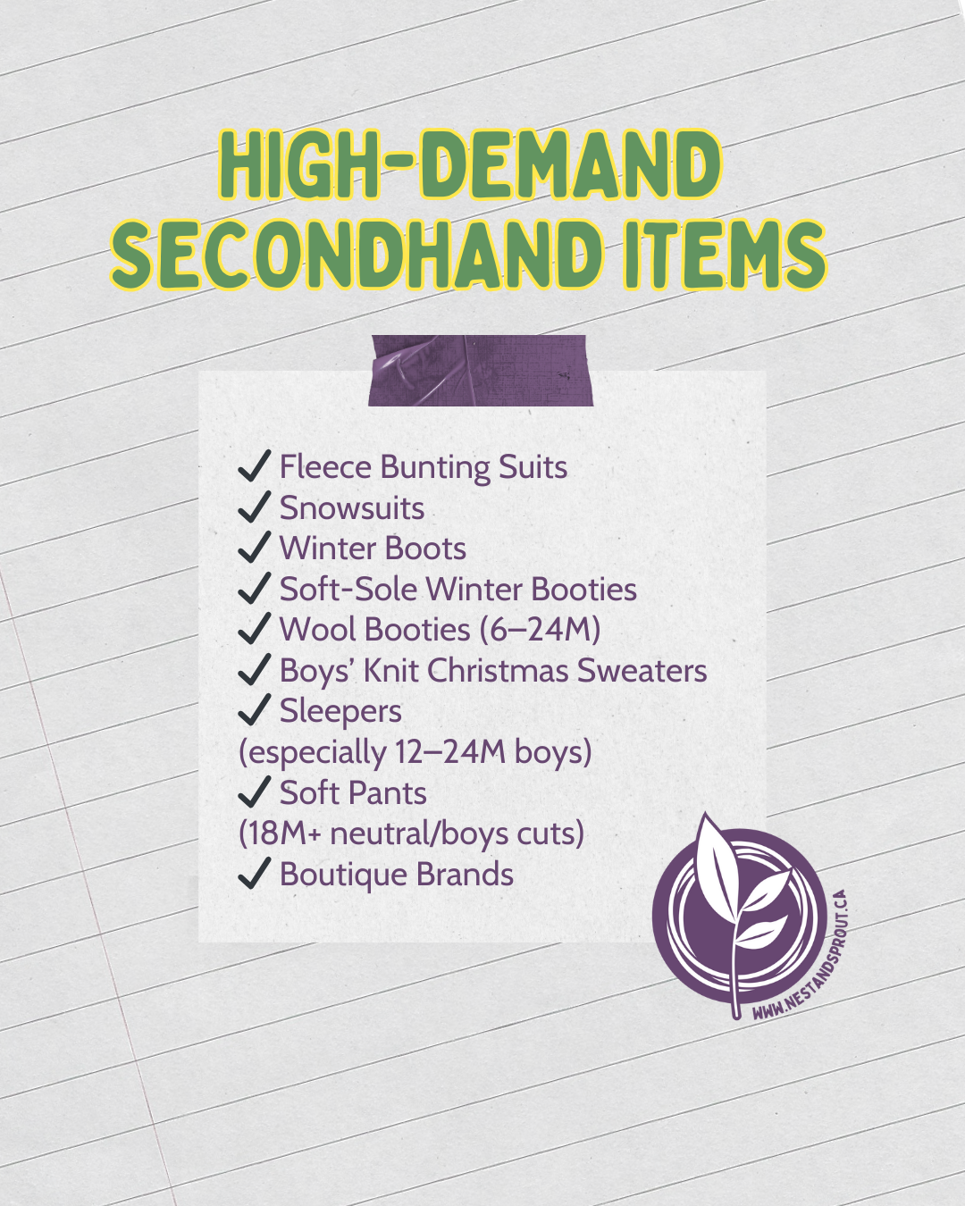 What We’re Looking For Right Now (High-Demand Secondhand Items)