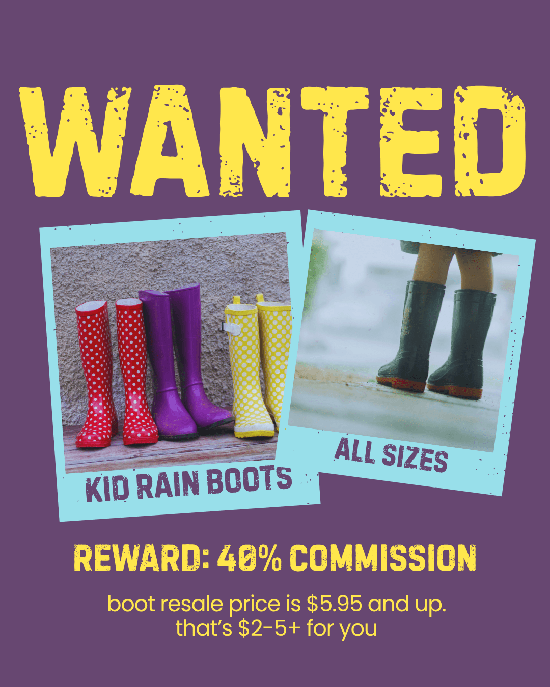 Special Request : Rain Boots, Sleepers, Newborn (Valid Until End of June) - Nest and Sprout