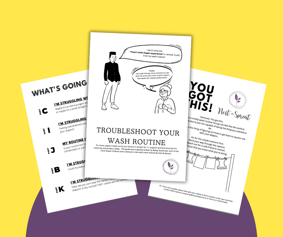 Conquer Cloth Diaper Struggles - Nest and Sprout