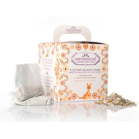 Anointment's Postpartum Bath Herbs: 5 Ways to Use Them - Nest and Sprout