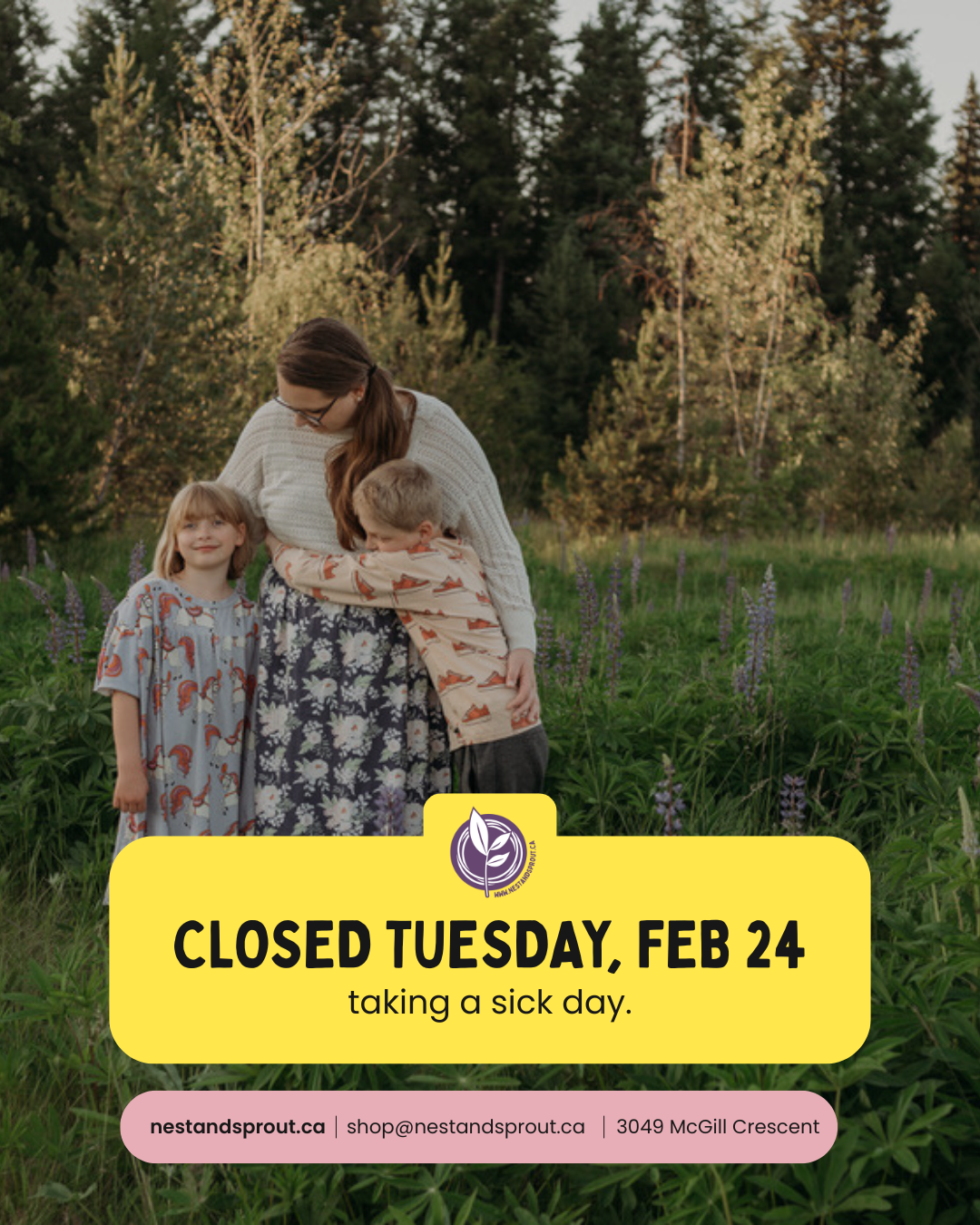 Closed Tuesday, Feb 24