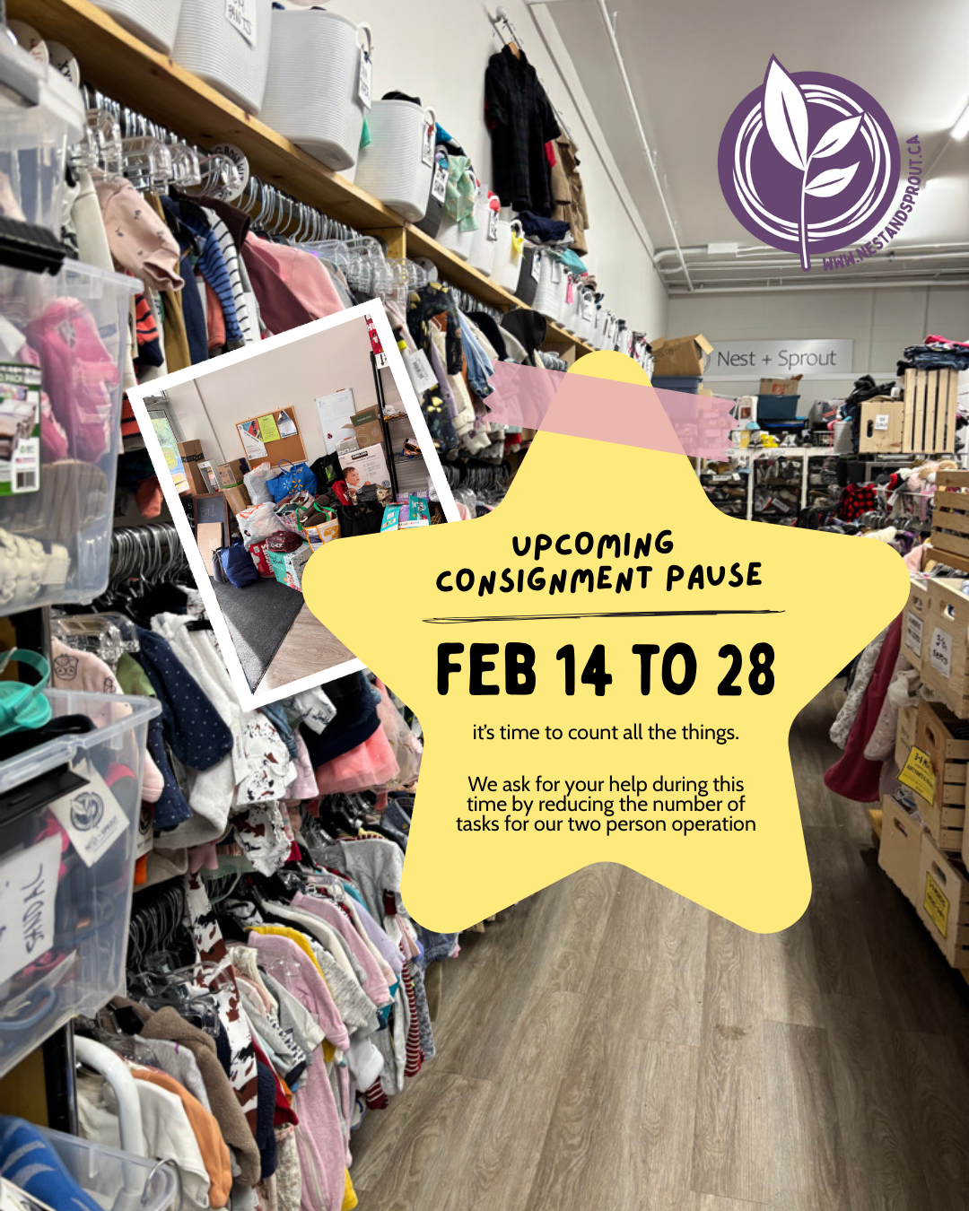 Weekly Email: Fill a Bag Update & Temporary Consignment Pause starting February 14