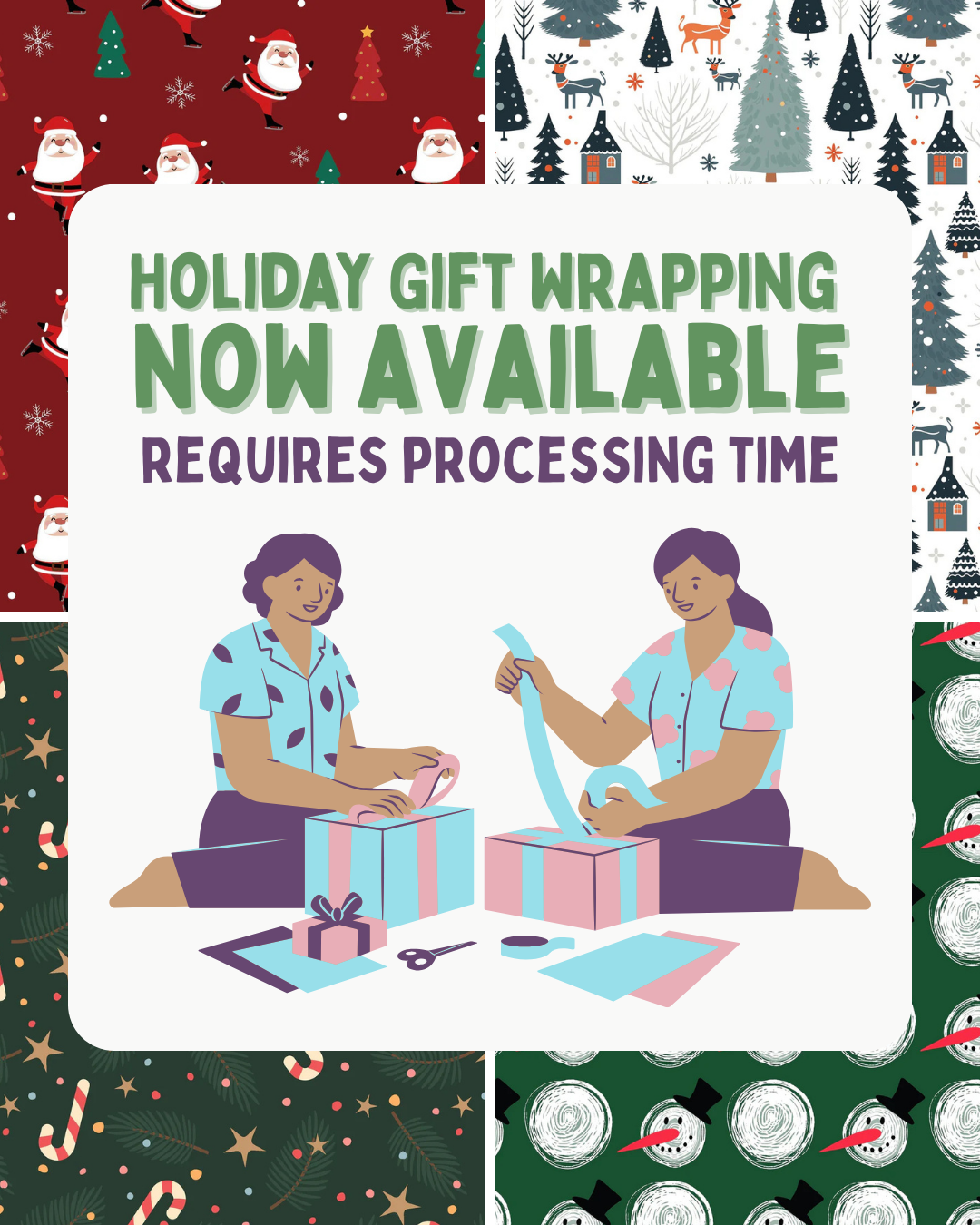 Holiday Gift Wrapping Now Available at Nest & Sprout (Until December 24, 2025)