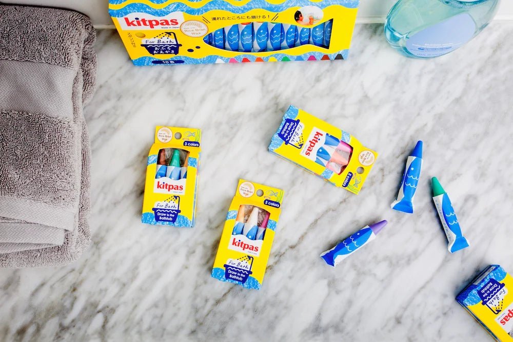 Make Bath Time Fun: Introducing Kitpas Bath Crayons at Nest + Sprout - Nest and Sprout