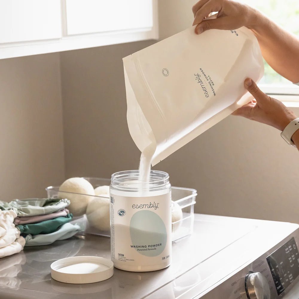 Esembly's Refillable Detergent Now at Nest & Sprout - Nest and Sprout