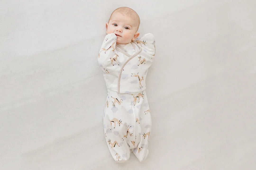 The Littlest Sleepers Rejoice: Startle Stop Sleep Bag for Newborns - Nest and Sprout