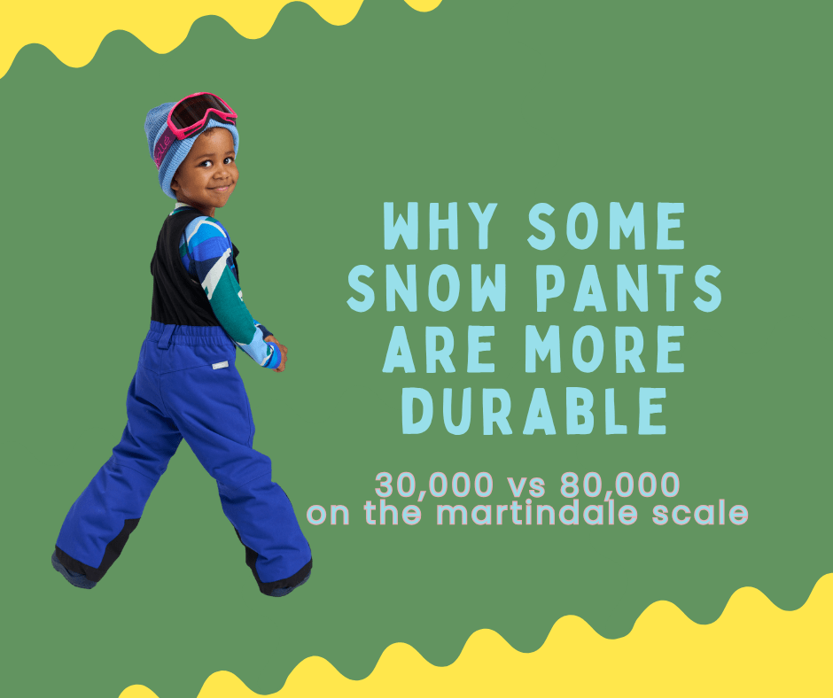 Why Some Snowpants Last Longer: Martindale Ratings, Reinforcements & Real-World Durability - Nest and Sprout