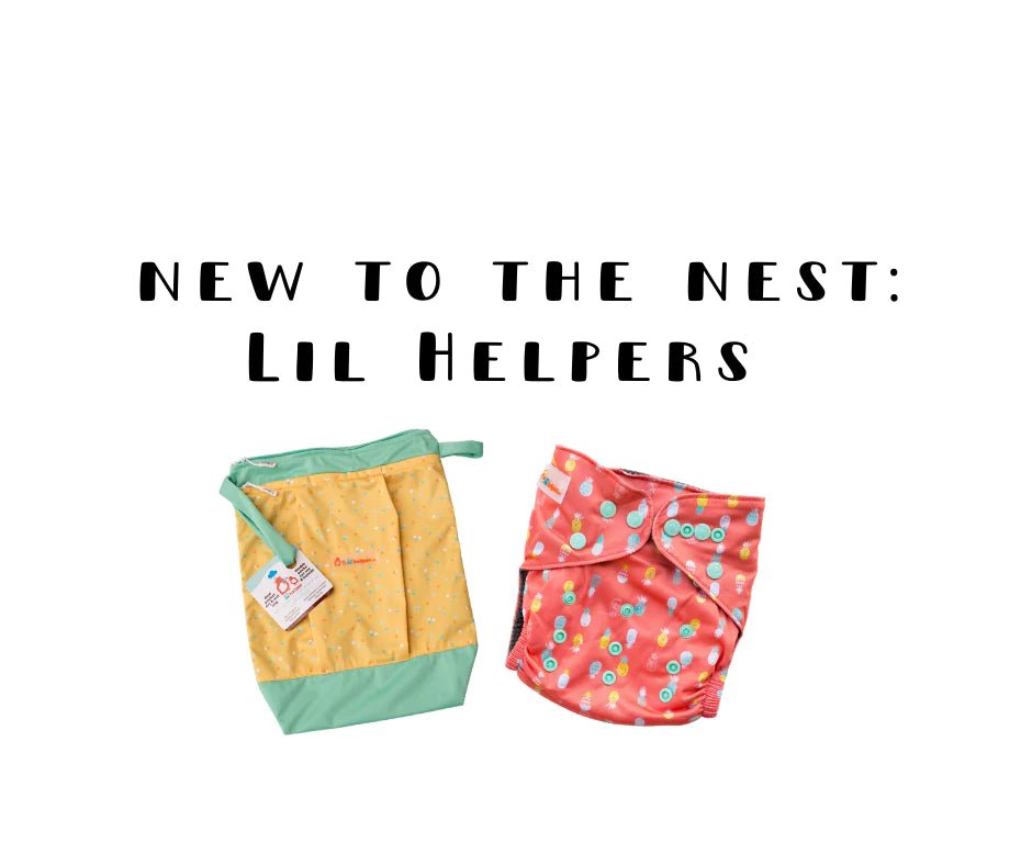 New Product: Lil Helpers Cloth Diapers - Nest and Sprout