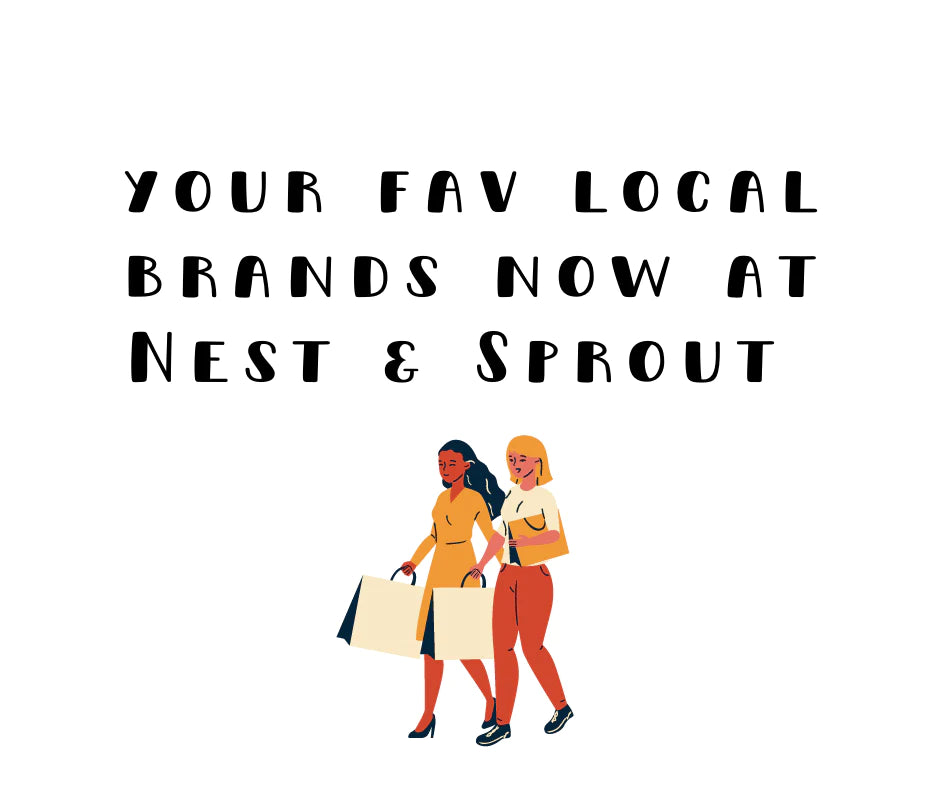 Find your favourite local brands at Nest & Sprout, Pine Centre Mall