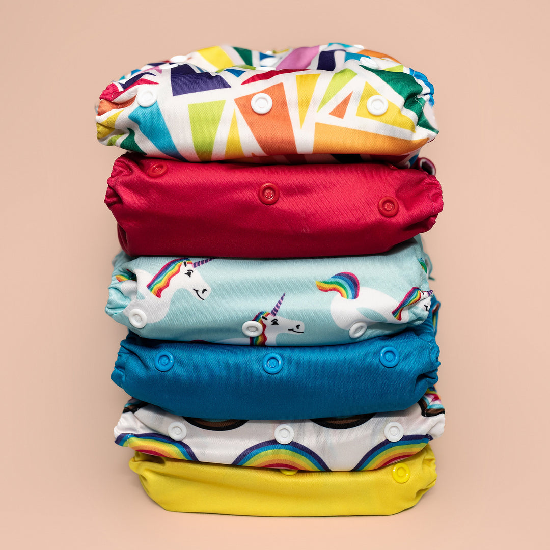 Introducing the Awesome PRIDE Pocket Cloth Diaper 2.0: Bursting with Colors and LGBTQ+ Love!