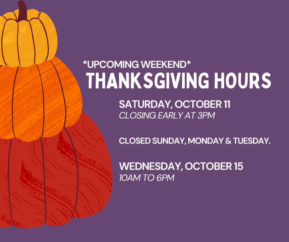 Thanksgiving Hours 2025
