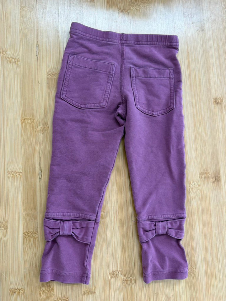 Peekaboo Beans Leggings – 3 | Purple Bleach Fade | Play - Nest and Sprout-Consignment