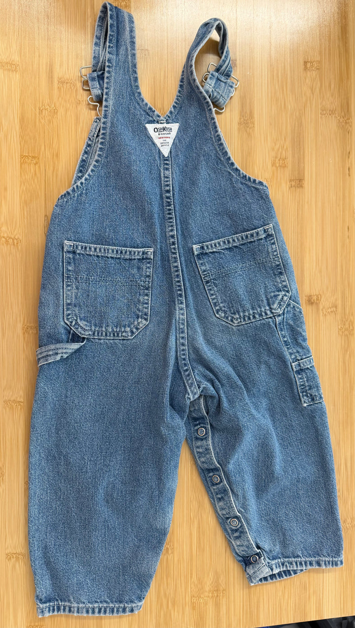 OshKosh 90s Overalls – 3T | The Genuine Article Light Wash 100% Cotton