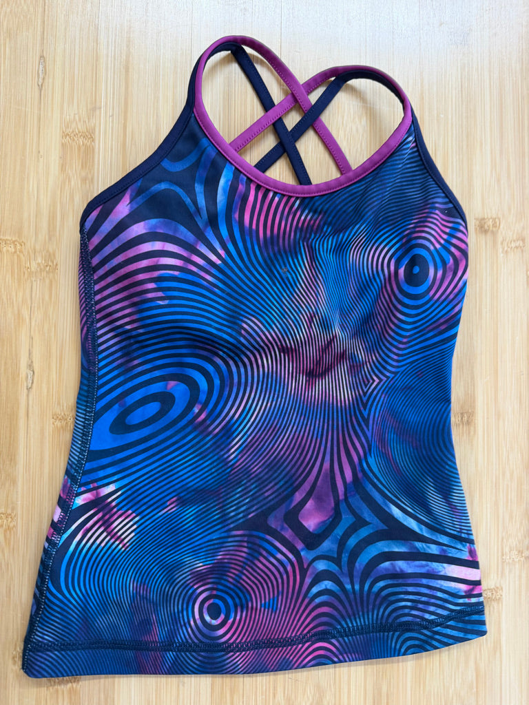 Triple Flip Black Athletic  Tank Top – Est. 8 | Built-In Bra | Play