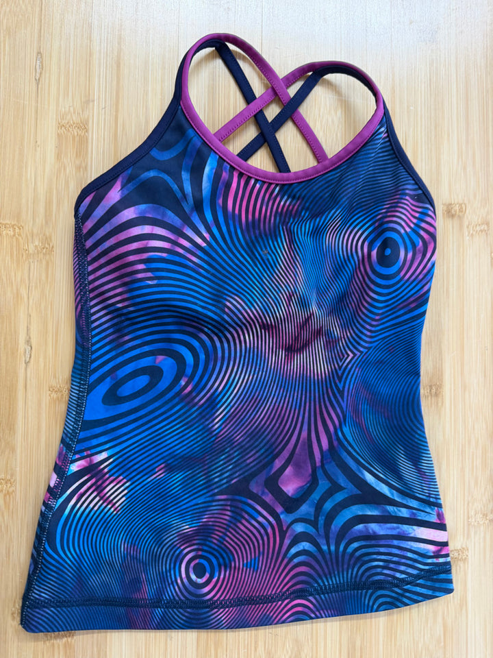 Triple Flip Black Athletic  Tank Top – Est. 8 | Built-In Bra | Play