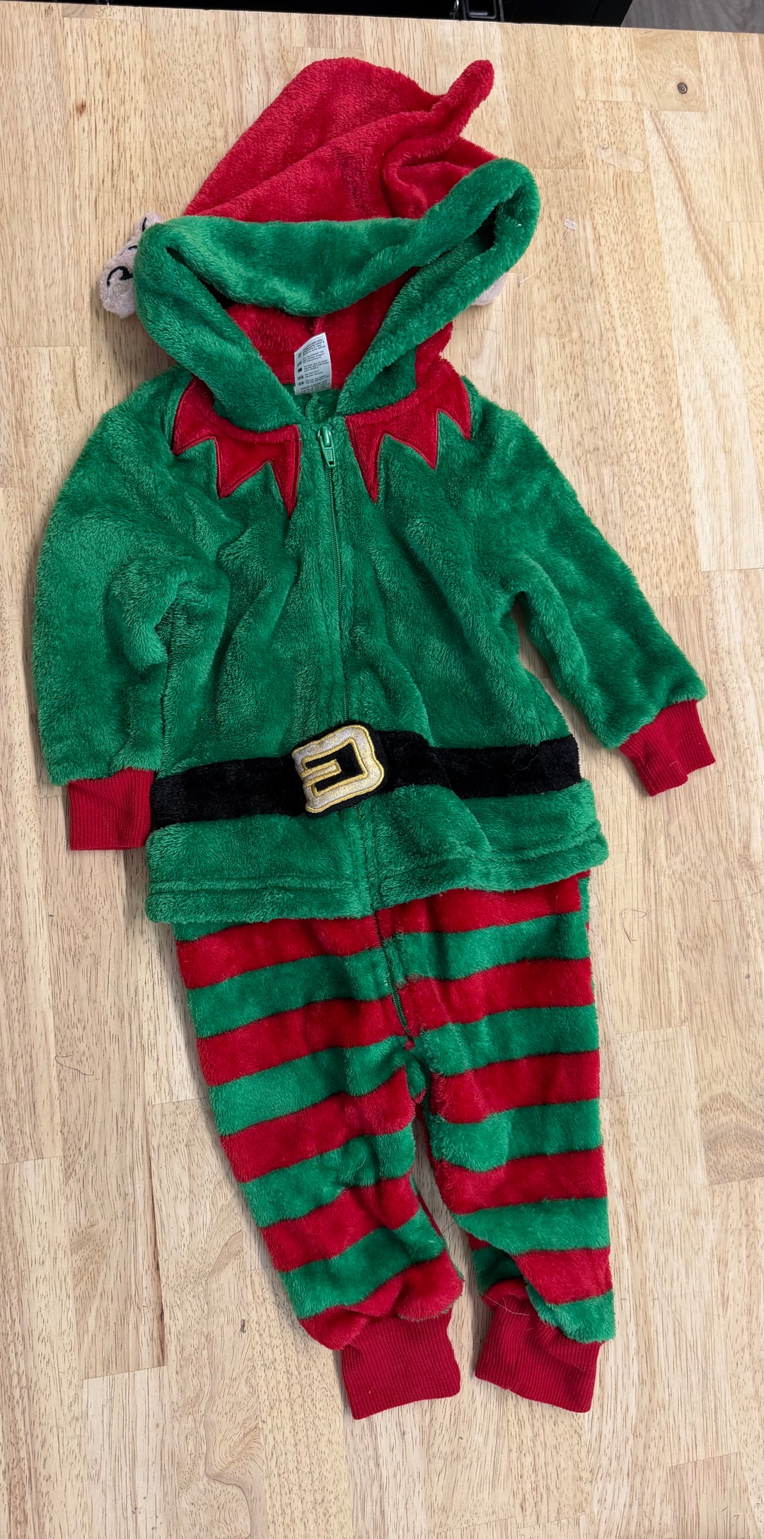 George Fleece Elf Costume – 6–12M | Holiday