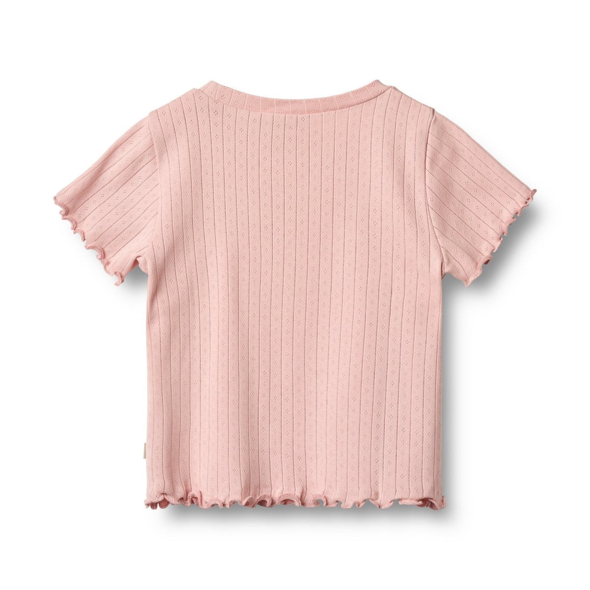 Kids Ribbed T-Shirt | Irene in Rose Sprinke FINAL SALE - Nest and Sprout - Wheat Kids