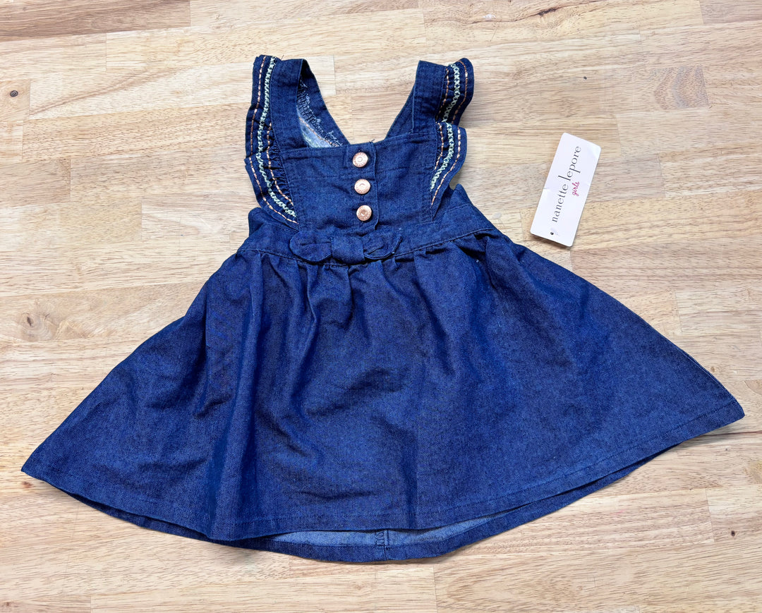 Nanette Lepore 6–9M Dark Denim Jumper NWT