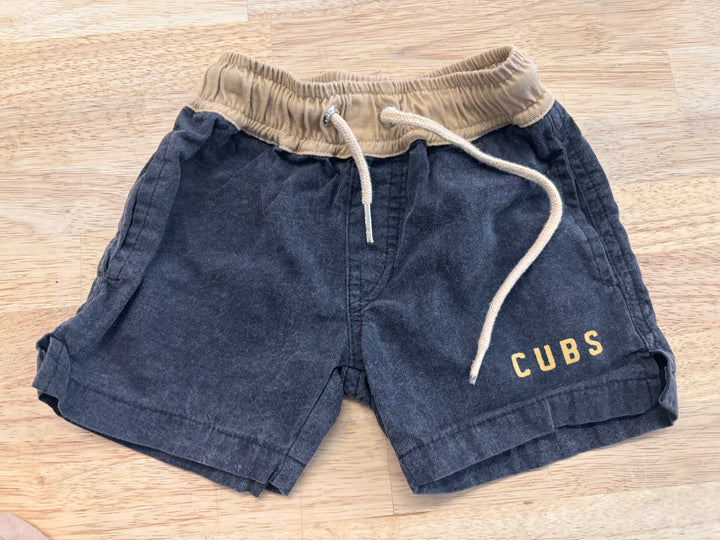 Atilla Cubs Size 1 Shorts – Brown & Black Canvas