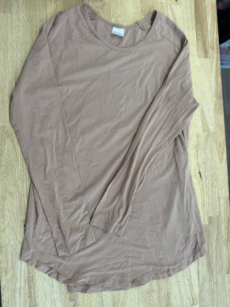 Jax & Lennon Long Sleeve Shirt – Adult S | Light Brown