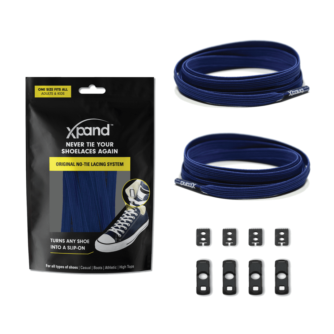 No - Tie Elastic Flat Shoelaces | No More Tying | One Size - Nest and Sprout - Xpand Laces