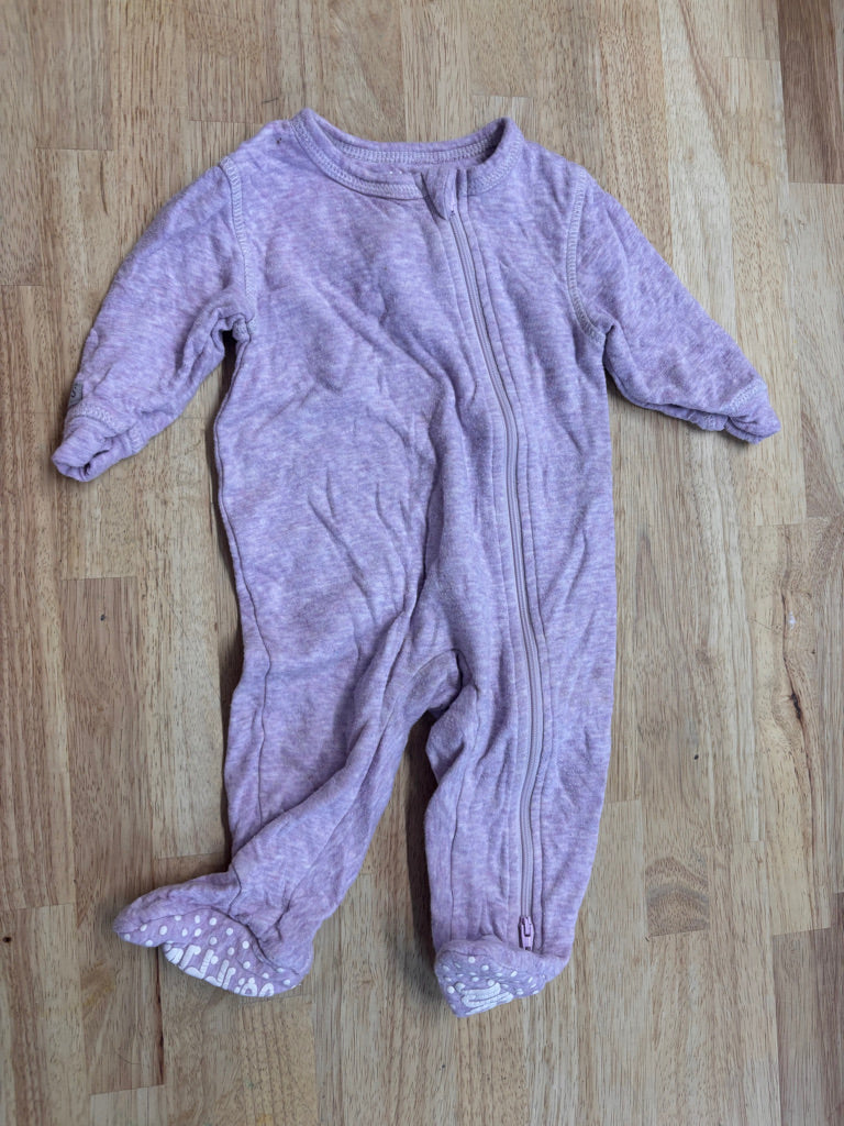 Juddlies Footed Sleeper – Size 3-6M Pink