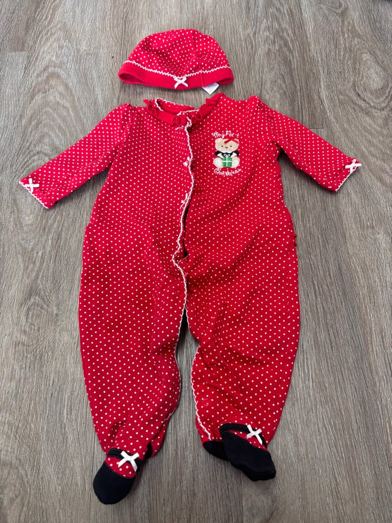Little Me 6M Christmas Sleeper Set - Nest and Sprout - Consignment