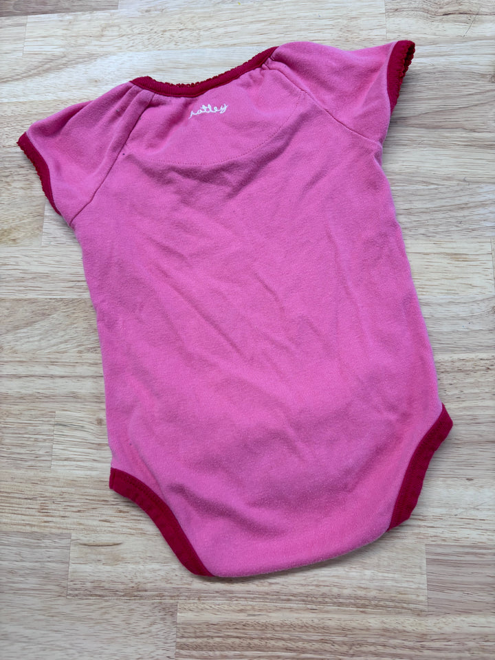 Hatley Strawberry Onesie, Size 6-12 Months