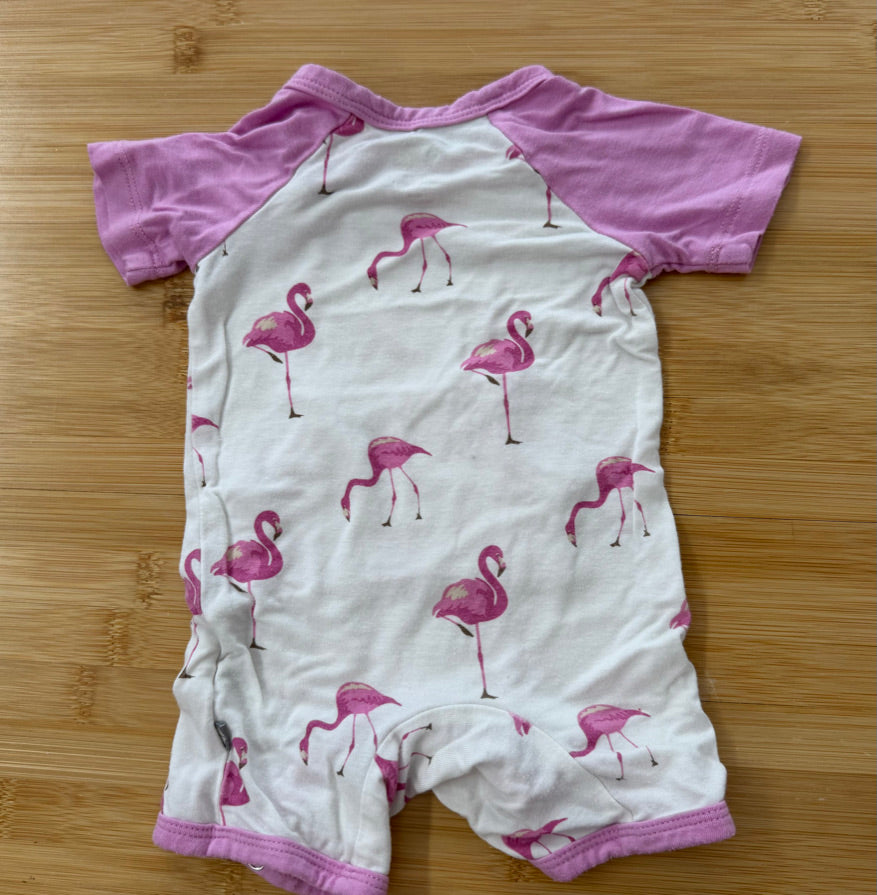 Kyte Baby Flamingo Short Romper – 0–3M | Play