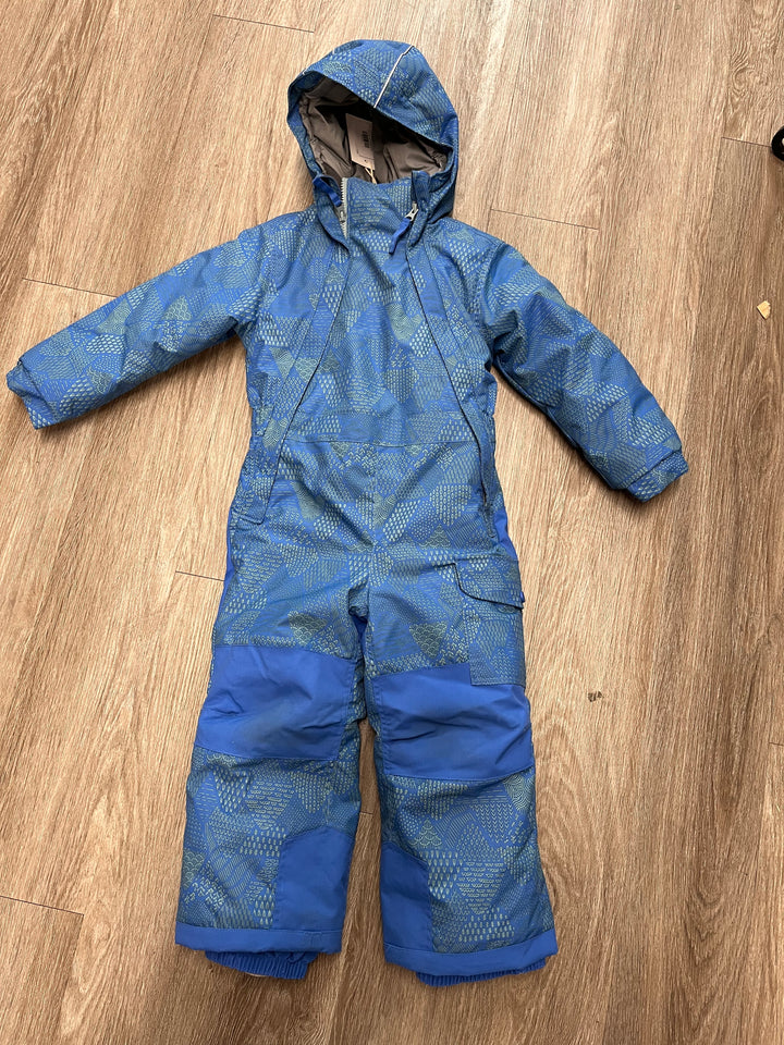 MEC Snowsuit – 4 | Blue Geometric Print