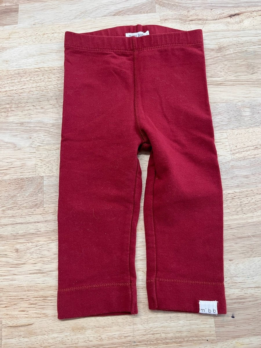 Miles Baby Red Leggings – 9 Months - Nest and Sprout - Consignment