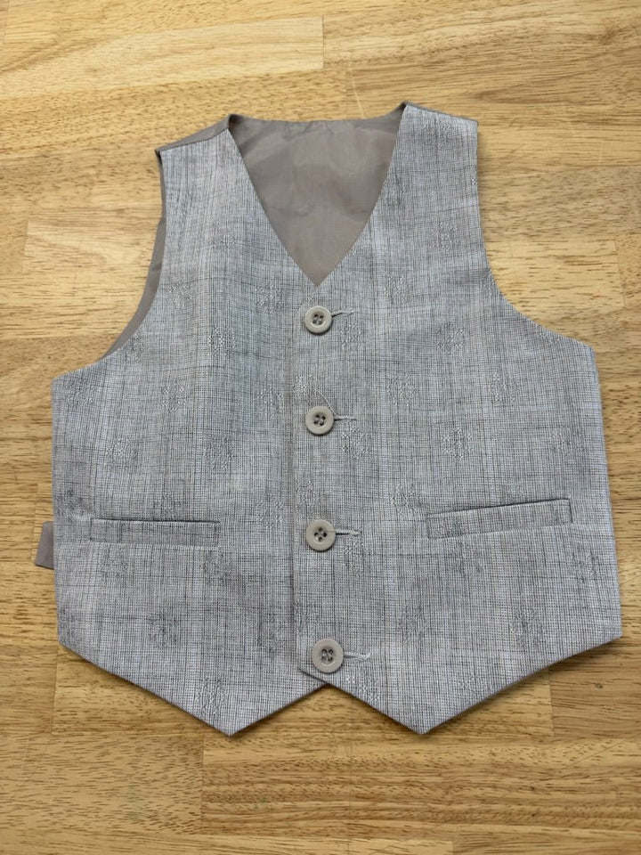 James Morgan Vest – 24M | Light Grey Suit Vest - Nest and Sprout-Consignment