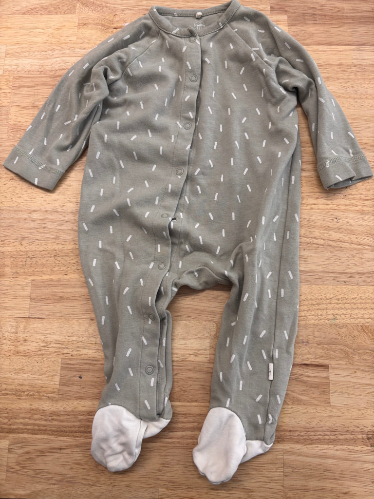 Hey Ho Let's Grow 3-6M Sage Green Sleeper