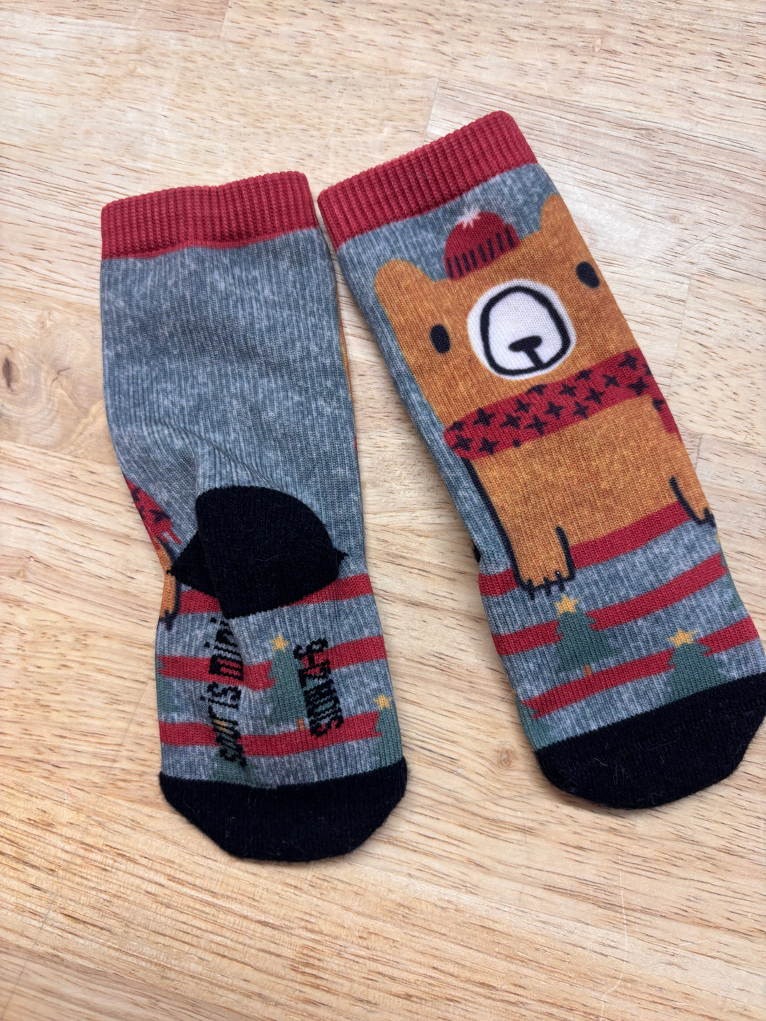 Souris Mini Christmas Print Socks 9-12M