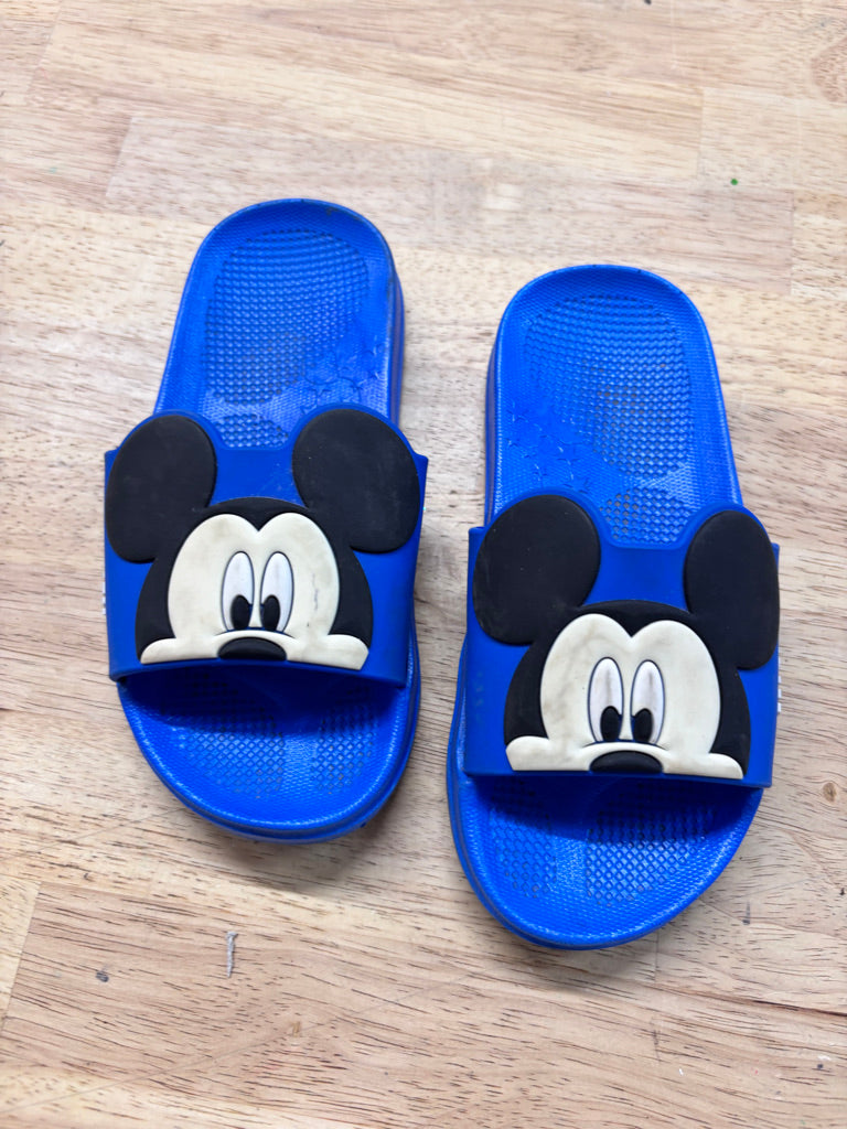 Mickey Mouse Flip Flops – Size 27-28 Blue