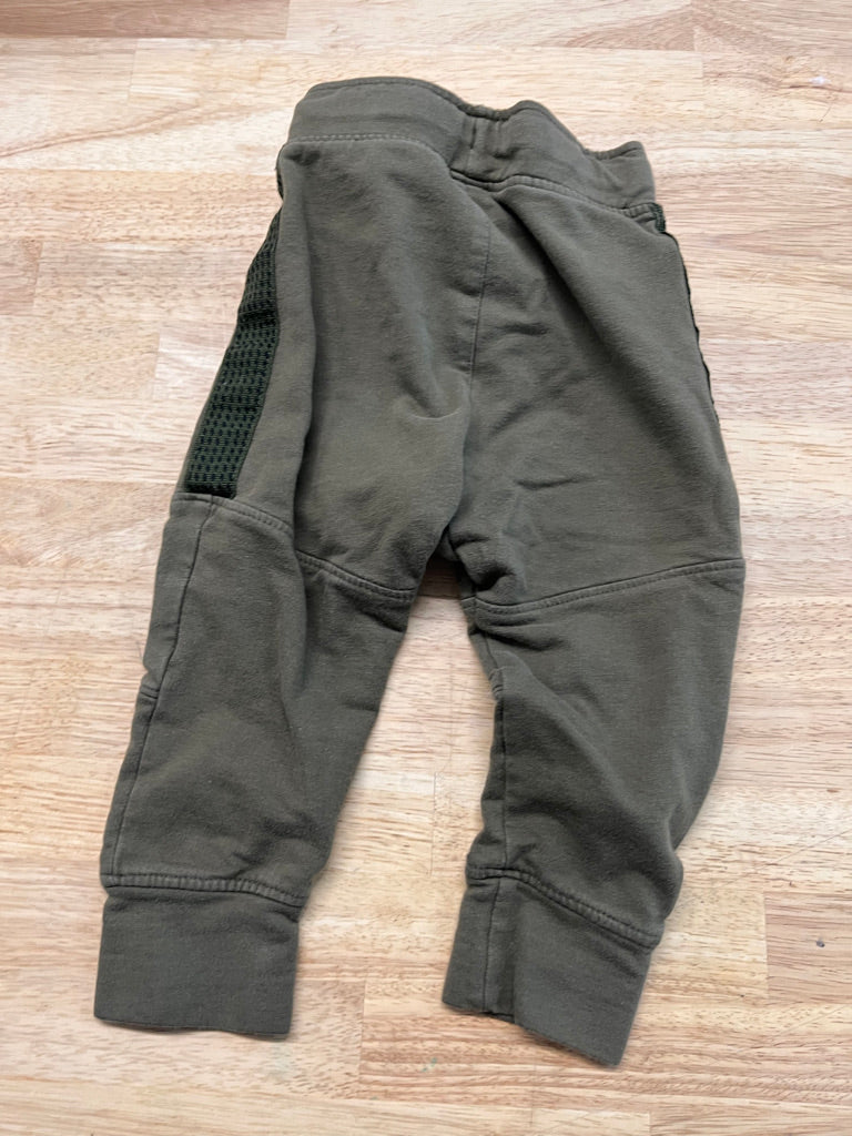 Olive Joggers – 12–18 M Reinforced Knees
