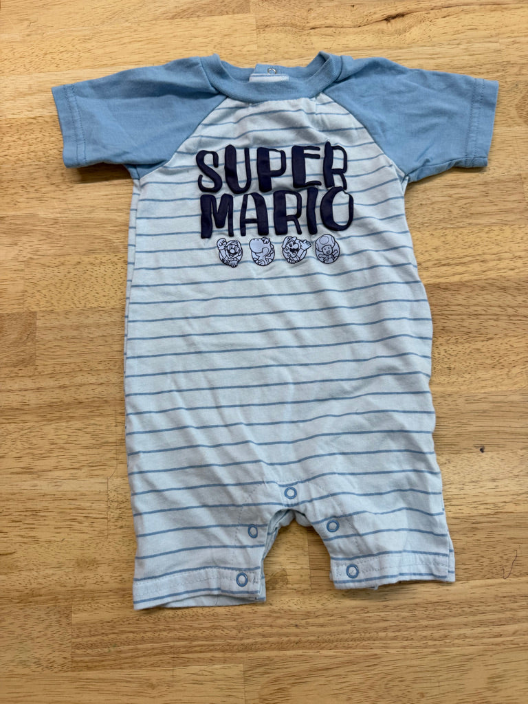 Super Mario Short Romper – 3–6M