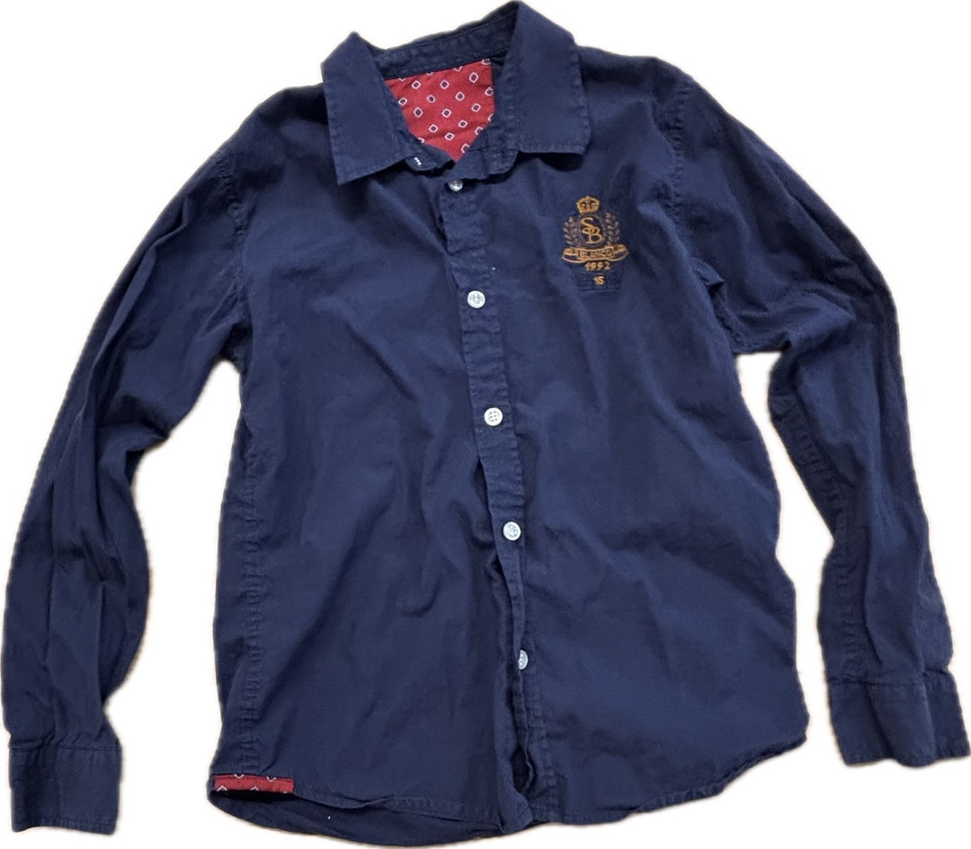 Blanco Blue Collared Shirt – Estimated 6/7