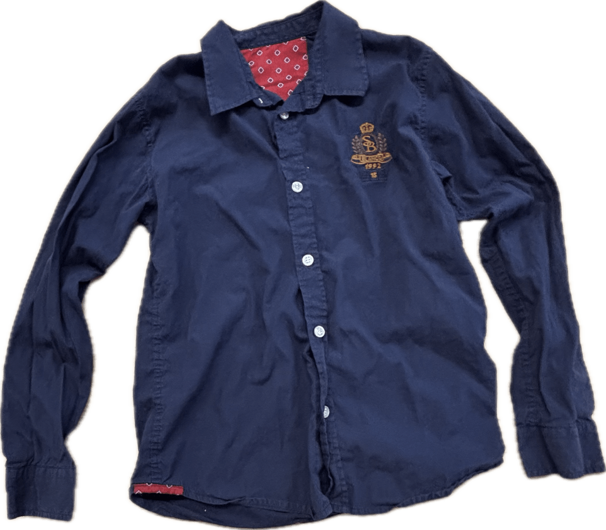 Blanco Blue Collared Shirt – Estimated 6/7 - Nest and Sprout - Consignment