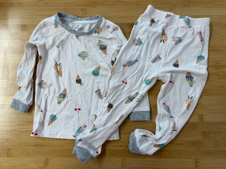 Nest Designs PJ Set – 18–24M | Bamboo Ice Cream Print | Play